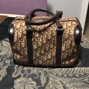 Authentic Vintage Dior Trotter Boston handbag